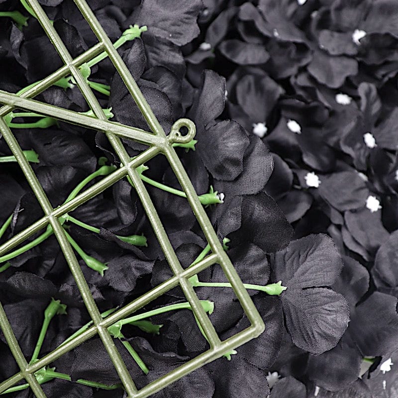 4 pcs Silk Hydrangea Flowers Wall Backdrop Panels