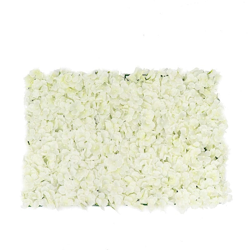 4 pcs Silk Hydrangea Flowers Wall Backdrop Panels