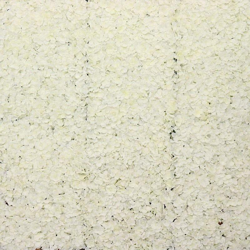 4 pcs Silk Hydrangea Flowers Wall Backdrop Panels