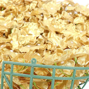 4 pcs Silk Hydrangea Flowers Wall Backdrop Panels