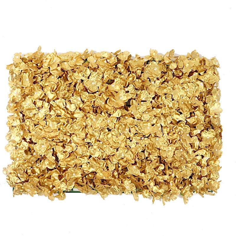 4 pcs Silk Hydrangea Flowers Wall Backdrop Panels