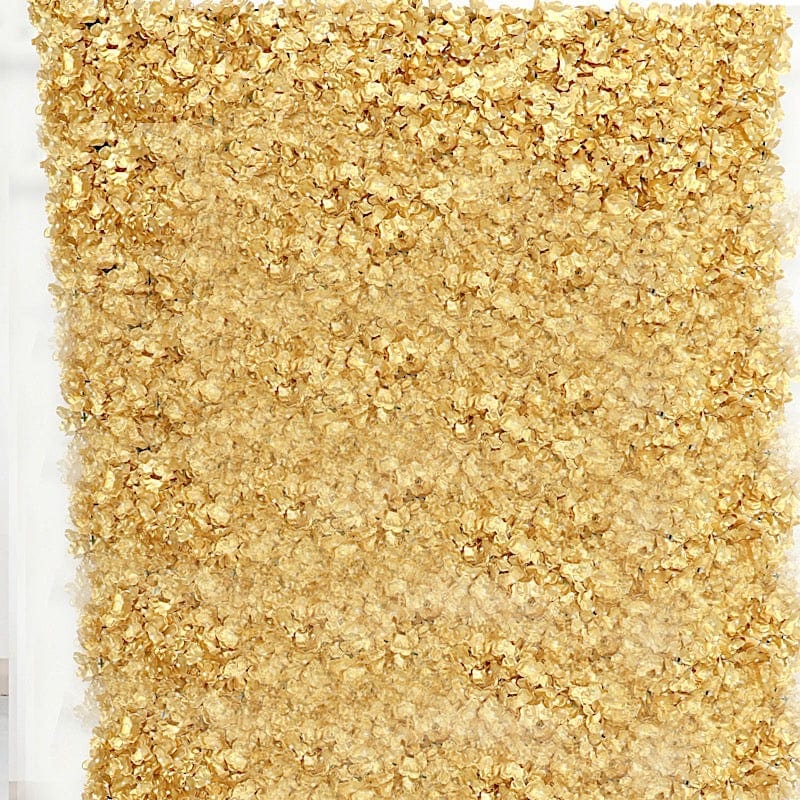 4 pcs Silk Hydrangea Flowers Wall Backdrop Panels