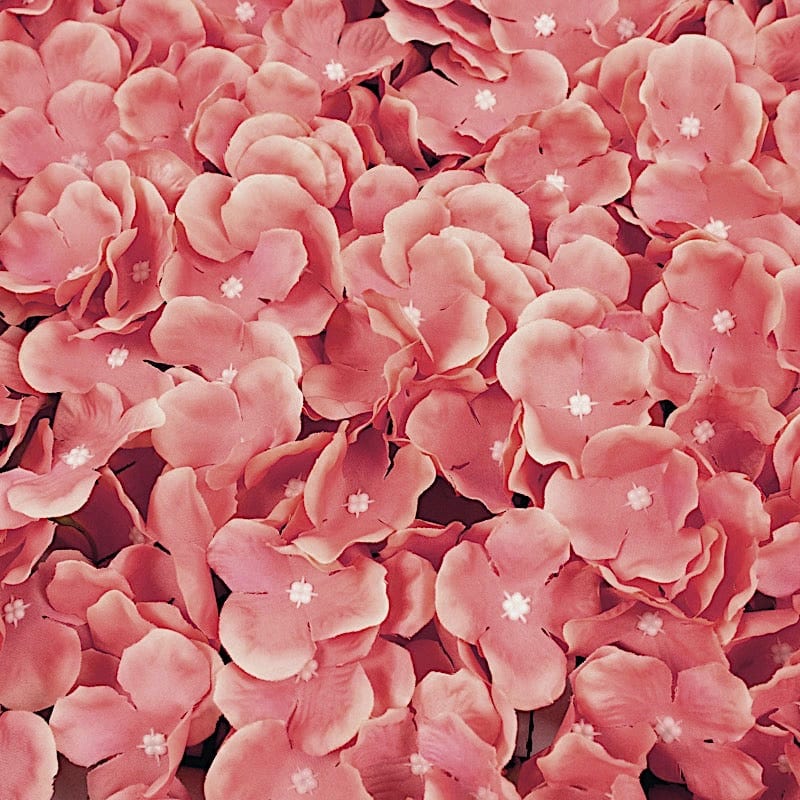 4 pcs Silk Hydrangea Flowers Wall Backdrop Panels