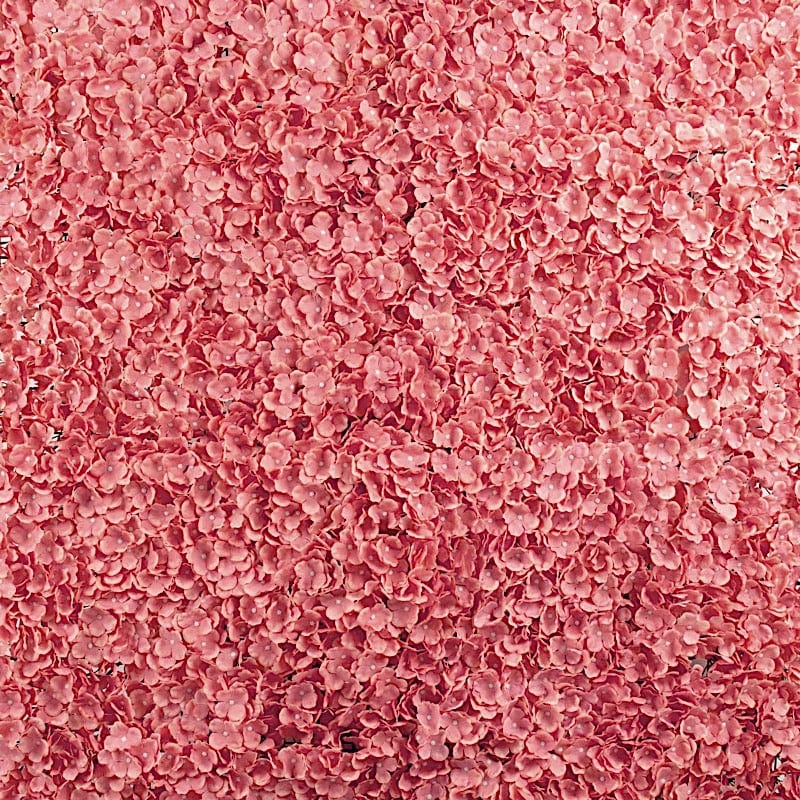 4 pcs Silk Hydrangea Flowers Wall Backdrop Panels