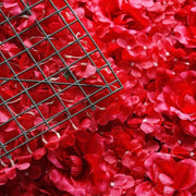 4 pcs Silk Roses and Hydrangea Flowers Wall Backdrop Panels