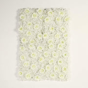 4 pcs Silk Roses and Hydrangea Flowers Wall Backdrop Panels
