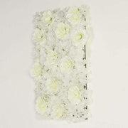 4 pcs Silk Roses and Hydrangea Flowers Wall Backdrop Panels