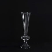 4 pcs Trumpet Glass Wedding Vases - Clear