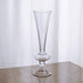 4 pcs Trumpet Glass Wedding Vases - Clear