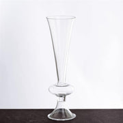 4 pcs Trumpet Glass Wedding Vases - Clear