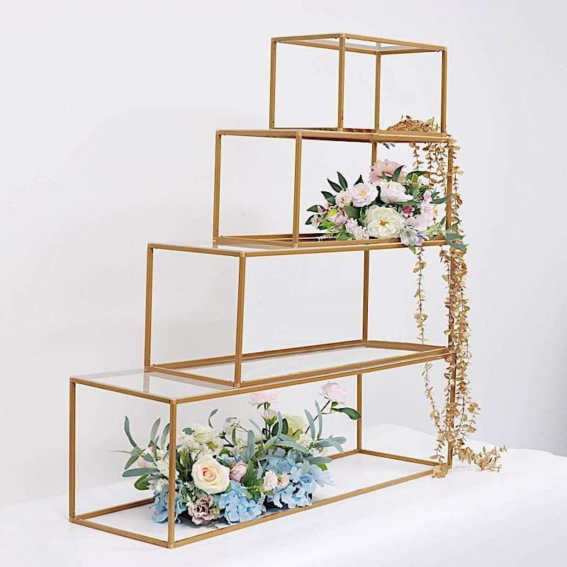 4 Plexiglass Sheets Rectangular Acrylic Sign Boards Set