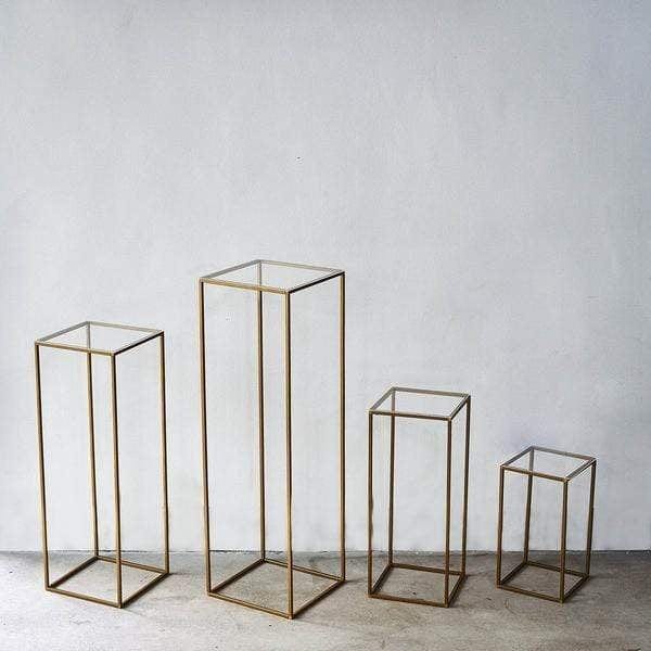 4 Plexiglass Sheets Square Acrylic Sign Boards Set