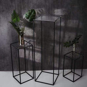 4 Plexiglass Sheets Square Acrylic Sign Boards Set