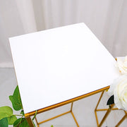 4 Plexiglass Sheets Square Acrylic Sign Boards Set