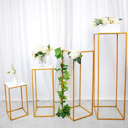 4 Plexiglass Sheets Square Acrylic Sign Boards Set