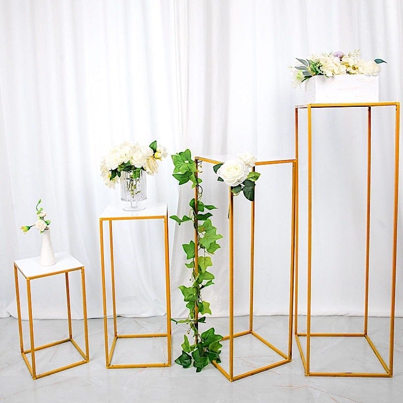 4 Plexiglass Sheets Square Acrylic Sign Boards Set