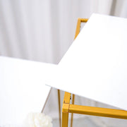 4 Plexiglass Sheets Square Acrylic Sign Boards Set