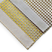 4 Rhinestone Mesh Curtain Tie Backs Velcro Drapery Holdbacks
