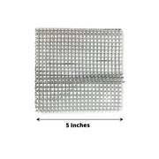 4 Rhinestone Mesh Curtain Tie Backs Velcro Drapery Holdbacks