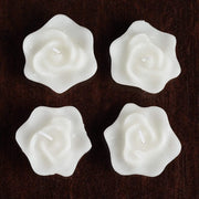 4 Roses Flowers Floating Candles for Wedding Centerpieces