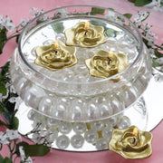 4 Roses Flowers Floating Candles for Wedding Centerpieces