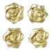 4 Roses Flowers Floating Candles for Wedding Centerpieces CAND_LR_GOLD
