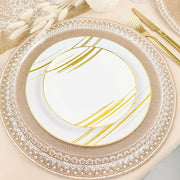 4 Round 15" Braided Burlap Jute Woven Placemats - Natural and White PLMAT_JUTE03_WHT