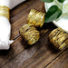 4 Round Metal Wire Napkin Rings - Gold NAP_RING22_GOLD
