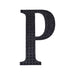 4" tall Letter Self-Adhesive Rhinestones Gem Sticker - Black DIA_NUM_GLIT4_BLK_P