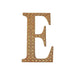 4" tall Letter  Self-Adhesive Rhinestones Gem Sticker - Gold DIA_NUM_GLIT4_GOLD_E