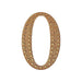 4" tall Letter  Self-Adhesive Rhinestones Gem Sticker - Gold DIA_NUM_GLIT4_GOLD_O