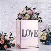 4" tall Letter Self-Adhesive Rhinestones Gem Sticker - Silver