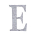 4" tall Letter Self-Adhesive Rhinestones Gem Sticker - Silver DIA_NUM_GLIT4_SILV_E