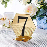 4" tall Number Self-Adhesive Rhinestones Gem Stickers - Black