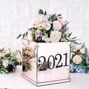 4" tall Number Self-Adhesive Rhinestones Gem Stickers - Black