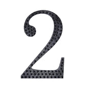 4" tall Number Self-Adhesive Rhinestones Gem Stickers - Black DIA_NUM_GLIT4_BLK_2