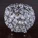 4" Tall Wide Crystal Beaded Round Votive Tealight Candle Holder CHDLR_CAND_001_PARENT