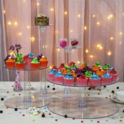 4 Tiers 16" Acrylic CupCake Stand Set CAKE_STND_B7