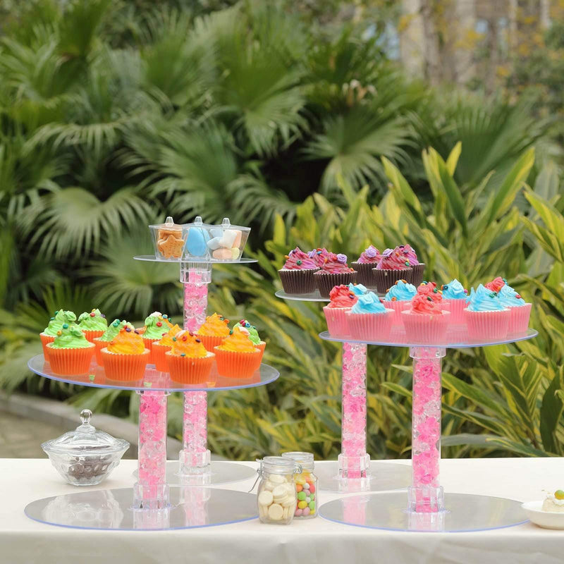 4 Tiers XL Clear Wedding Cupcake Cup Cake Stand Set NEW CAKE_STND_A3