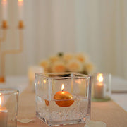 4" wide Cube Glass Vase - Clear VASE_A2