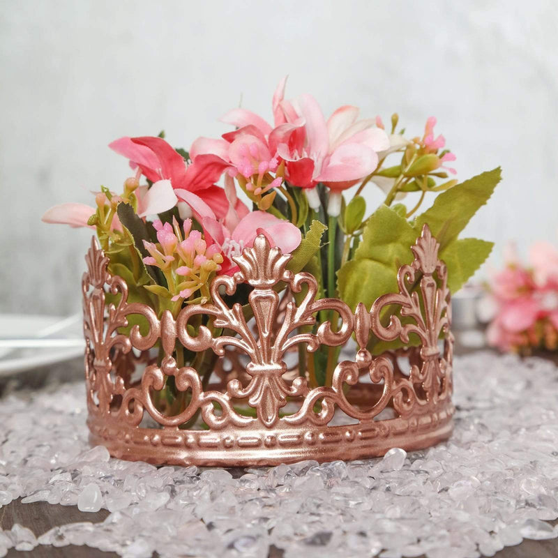 4" wide Royal Crown Cake Topper Party Centerpiece Decorations