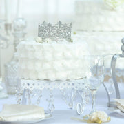 4" wide Royal Crown Cake Topper Party Centerpiece Decorations