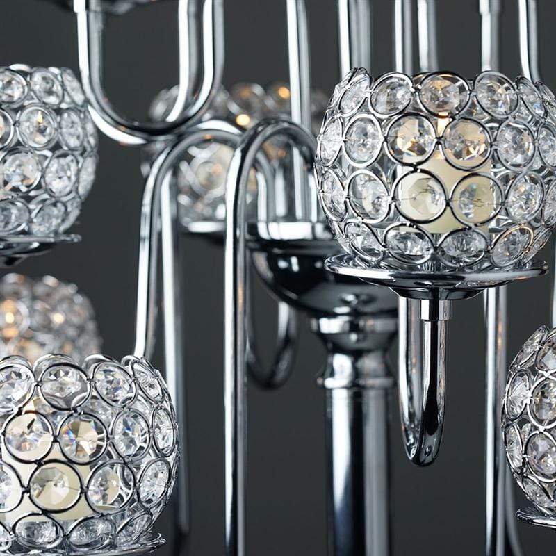 40" Crystal Beaded Candelabra Candle Holder Wedding Centerpiece