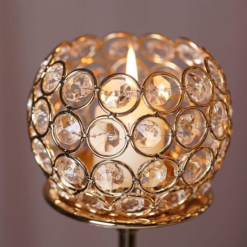 40" Crystal Beaded Candelabra Candle Holder Wedding Centerpiece