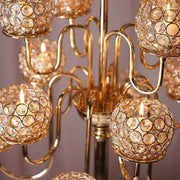 40" Crystal Beaded Candelabra Candle Holder Wedding Centerpiece