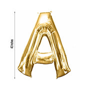 40" Mylar Foil Balloon - Gold Letters