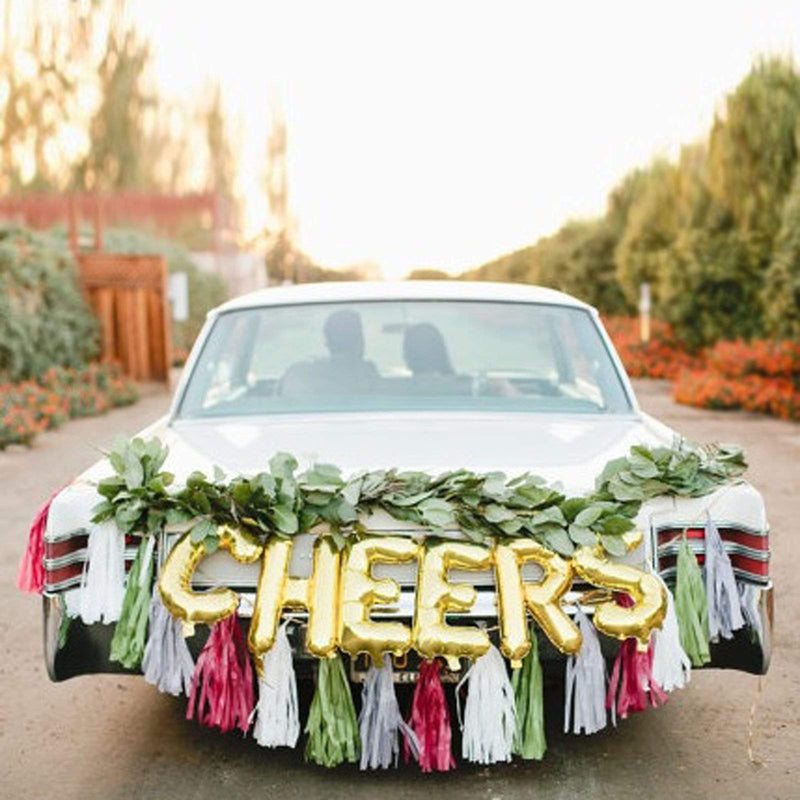 40" Mylar Foil Balloon - Gold Letters