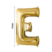 40" Mylar Foil Balloon - Gold Letters