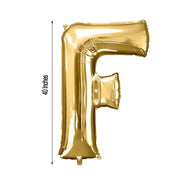 40" Mylar Foil Balloon - Gold Letters