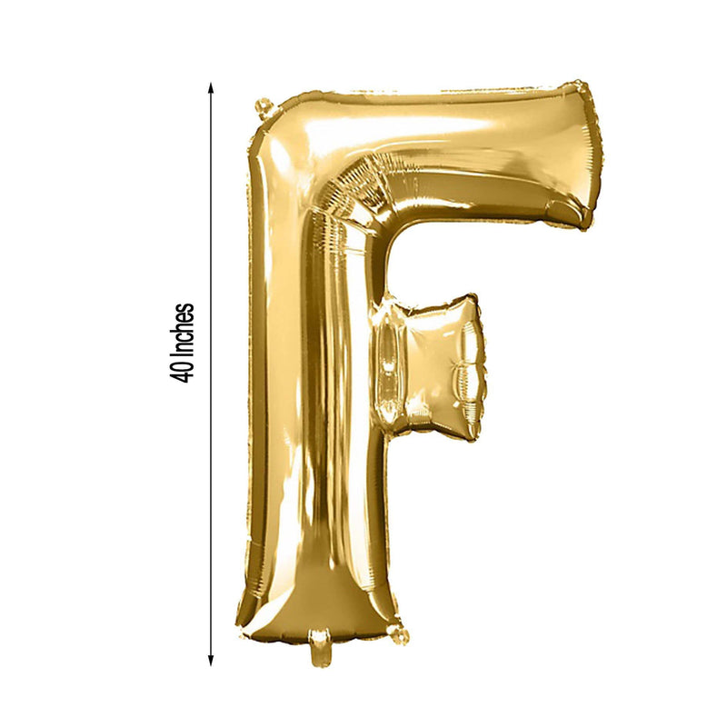 40" Mylar Foil Balloon - Gold Letters